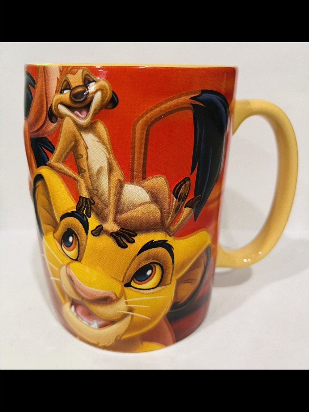 Disney Yellow & Orange The Lion King Character Ceramic Mug